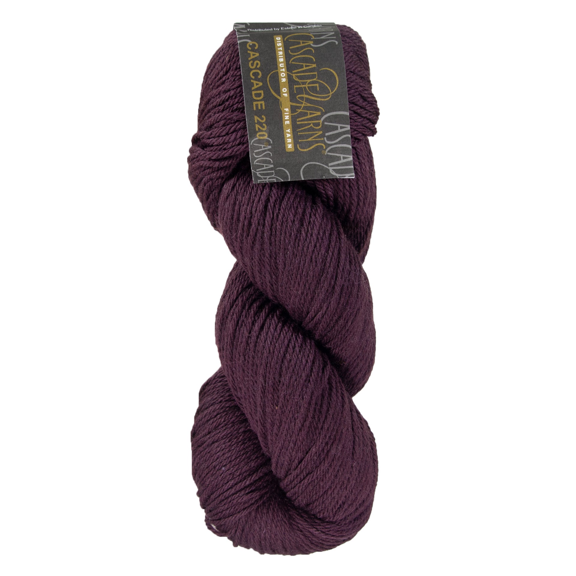 Cascade 220 Yarn - 8418 Eggplant - Zoom Image
