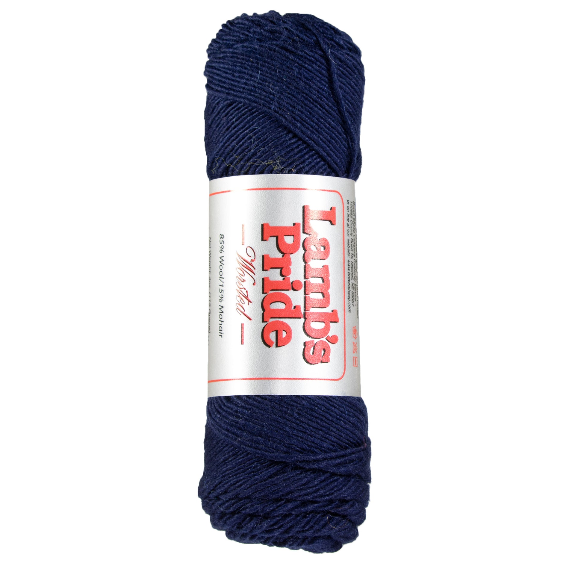 Brown Sheep Lamb's Pride Worsted Yarn - M127 Navy Sailor - Zoom Image
