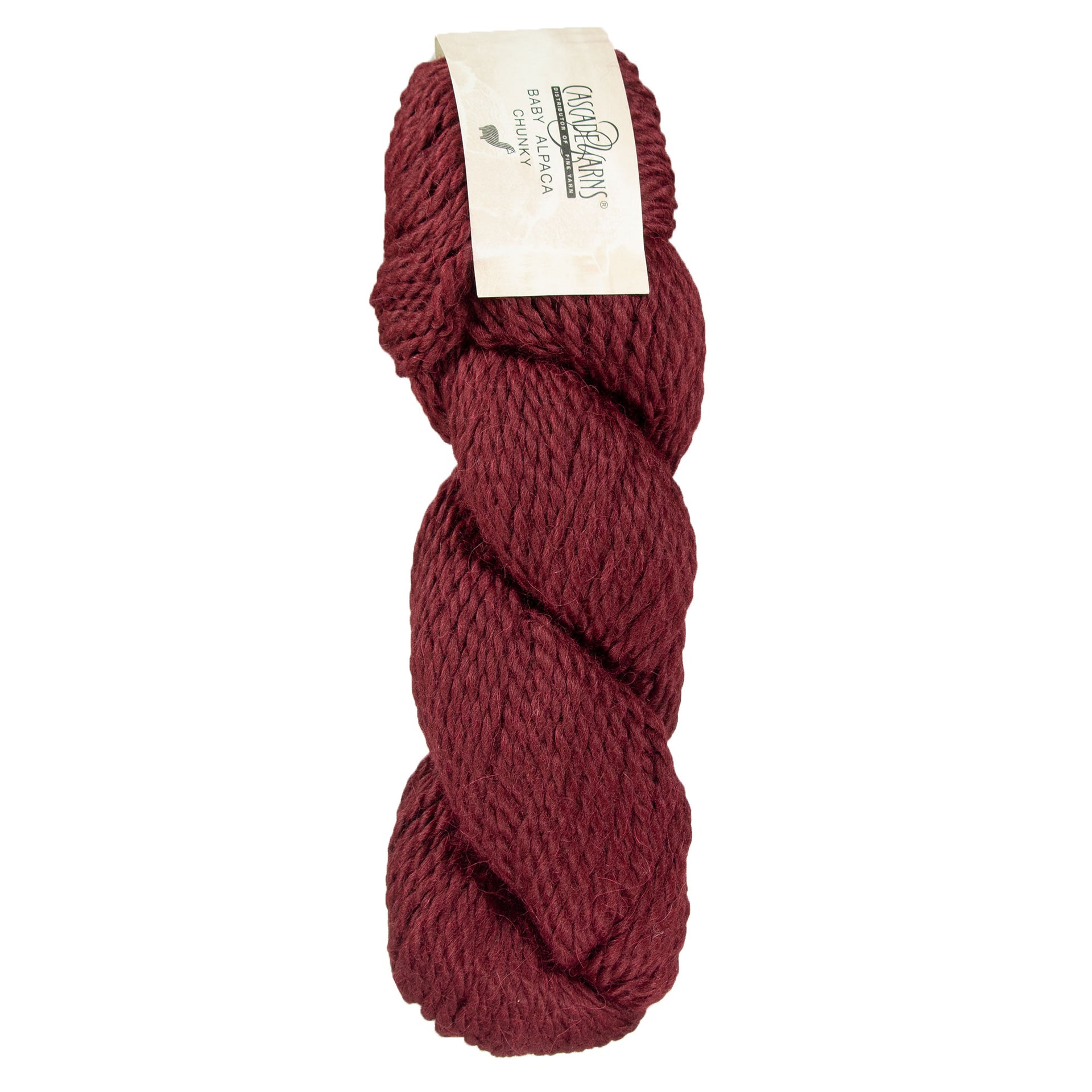 Cascade Yarns Baby Alpaca Chunky Yarn - 579 Burgundy - Zoom Image

