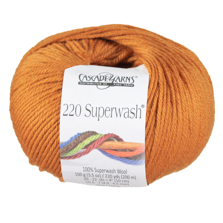 Cascade Yarns 220 Superwash Yarn - 0876 Sandalwood - Zoom Image