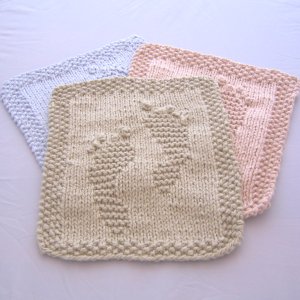 Baby Feet Washcloth - Main Image 2