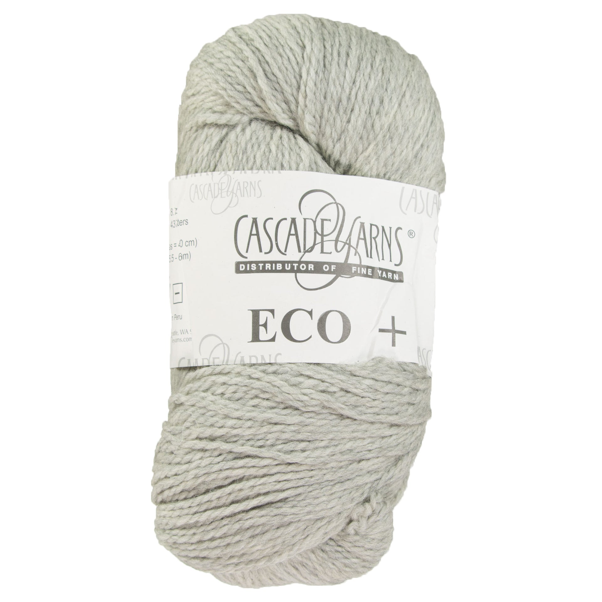 Cascade Yarns Eco+ Yarn - 8401 Silver Grey - Zoom Image
