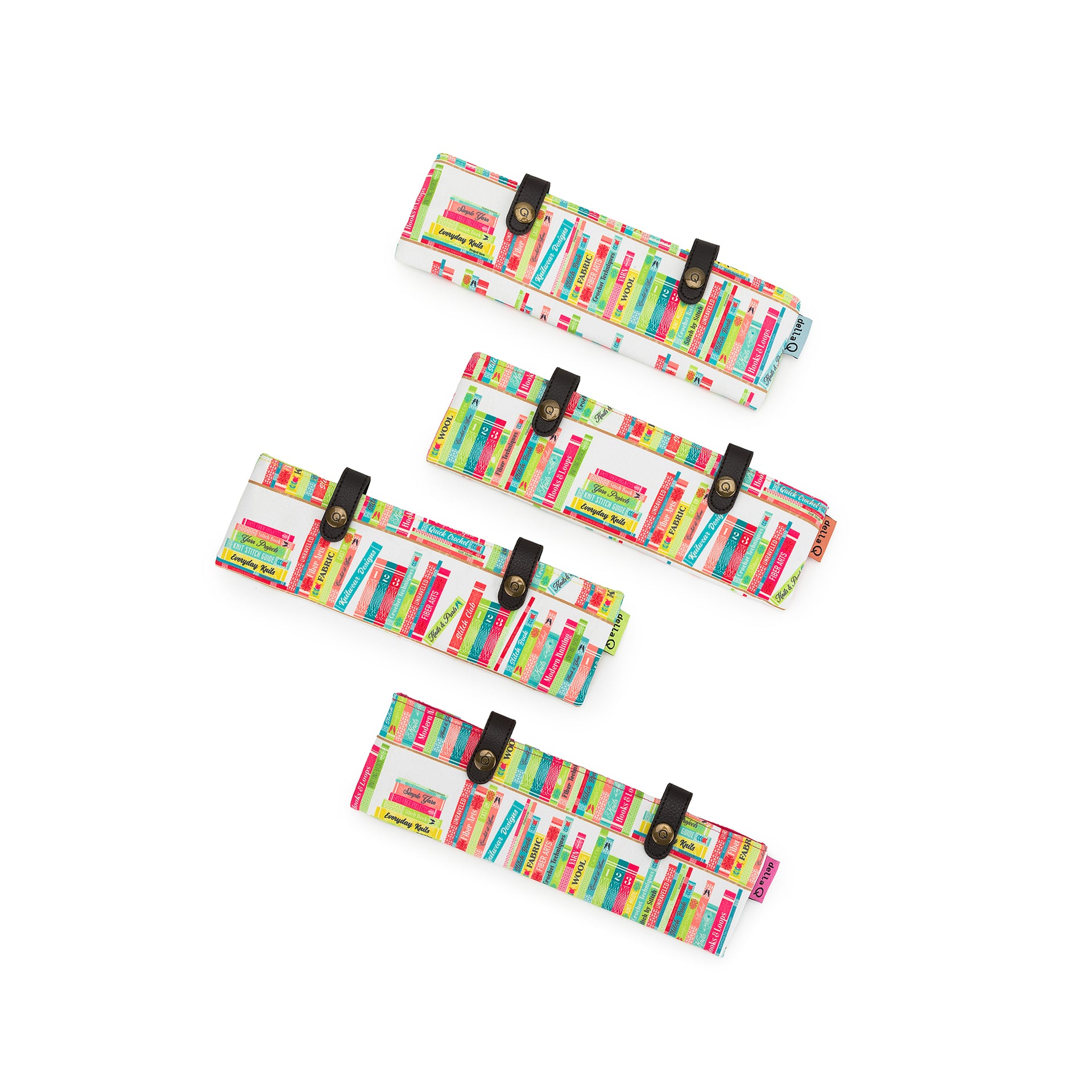 della Q Sock Needle Keeper - 1201-1 - *Linen - Library - Lime
