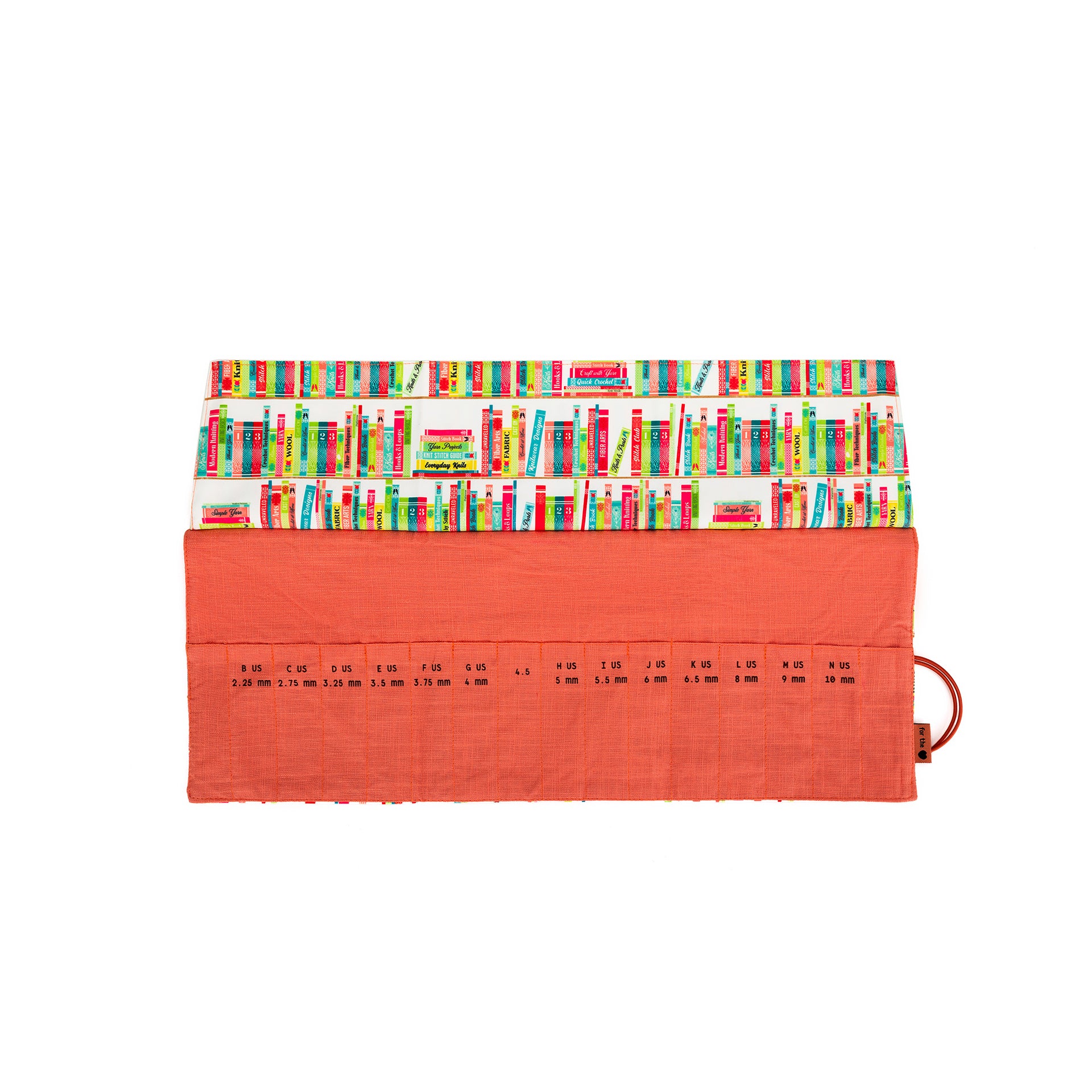 della Q Crochet Roll - 168-2 - *Linen - Library - Coral
