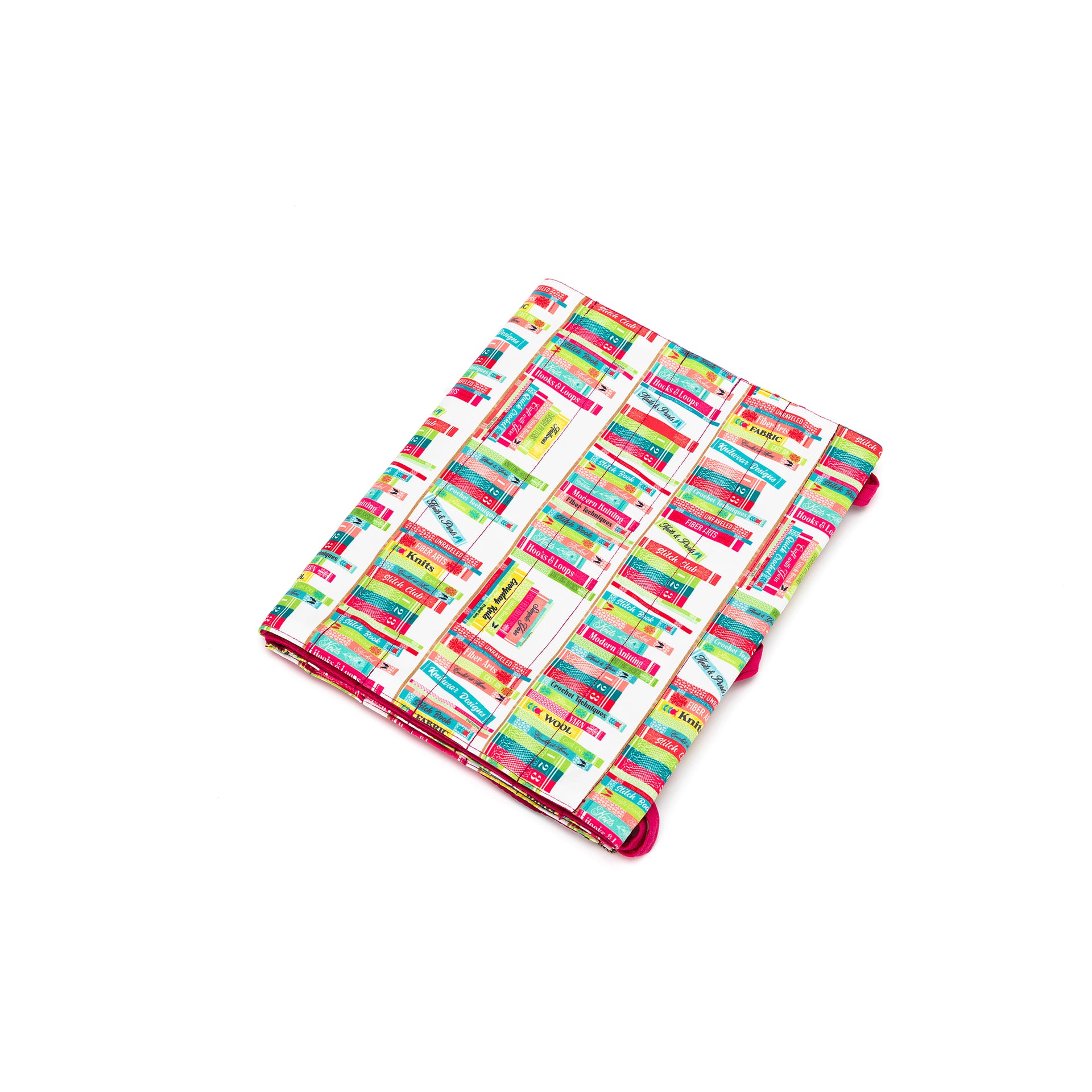 della Q Hanging Circular Needle Organizer - 142-1 - *Linen - Library - Fuchsia
