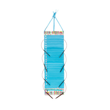 della Q Hanging Circular Needle Organizer - 142-1 - *Linen - Library - Sky