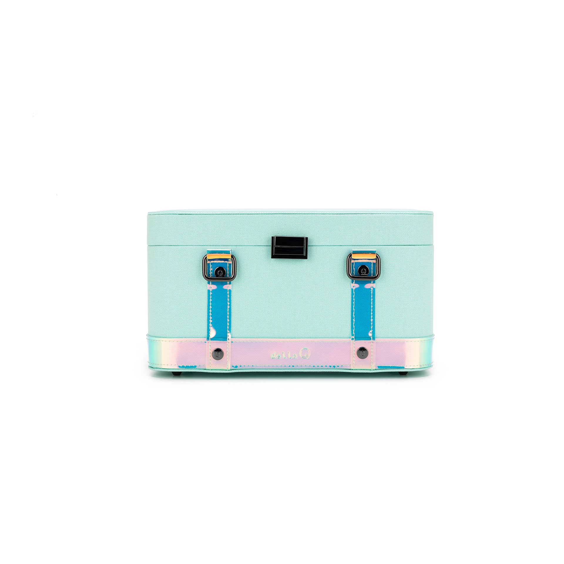 della Q Glow Collection - Vinyl Train Case - Starlight
