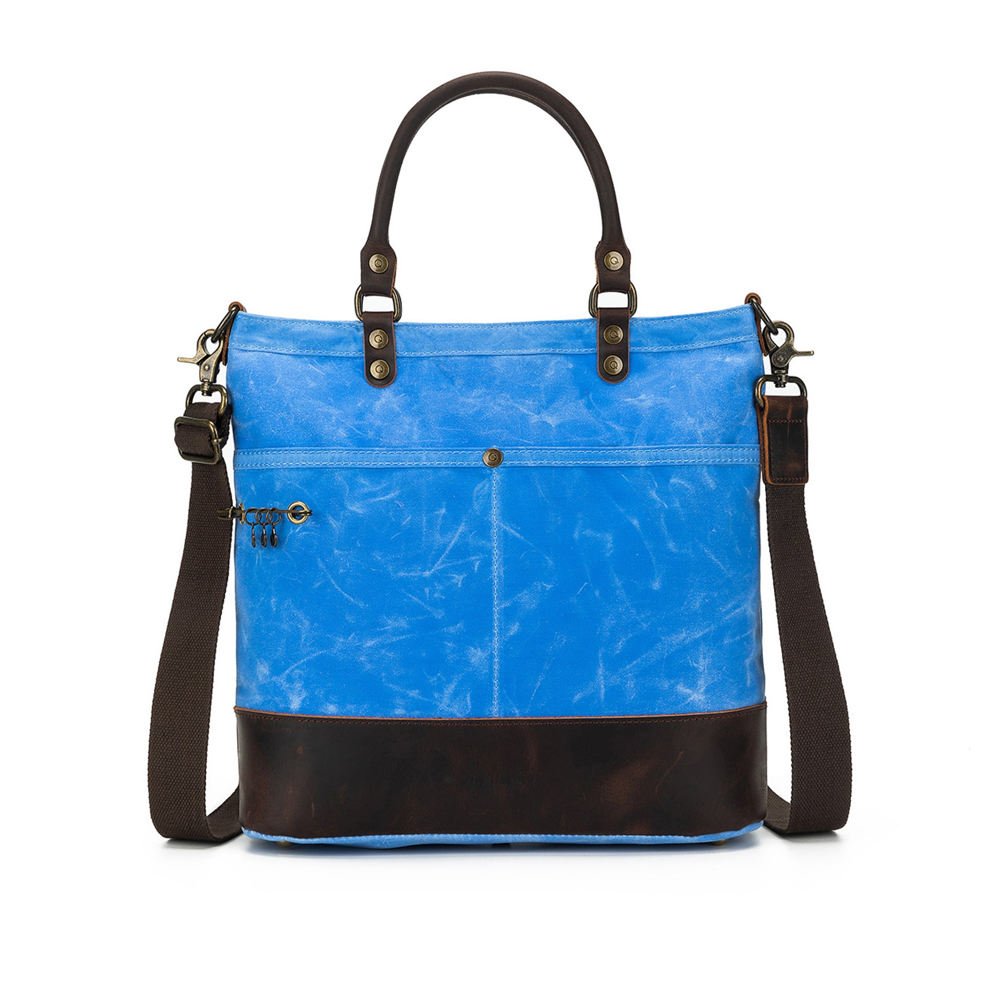 della Q Maker's Canvas Tote - Azure Blue

