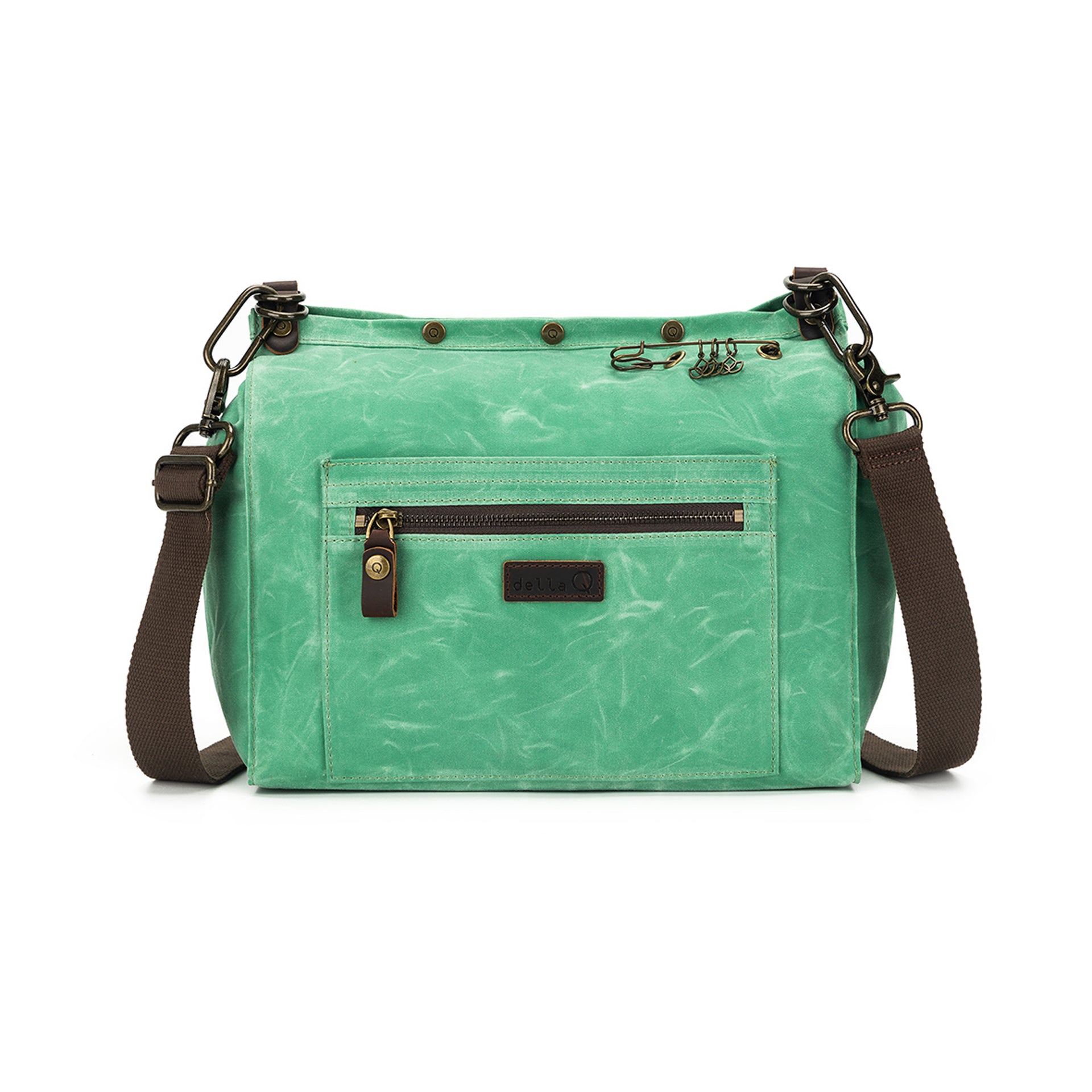 della Q Maker's Canvas Rucksack - Jade Green
