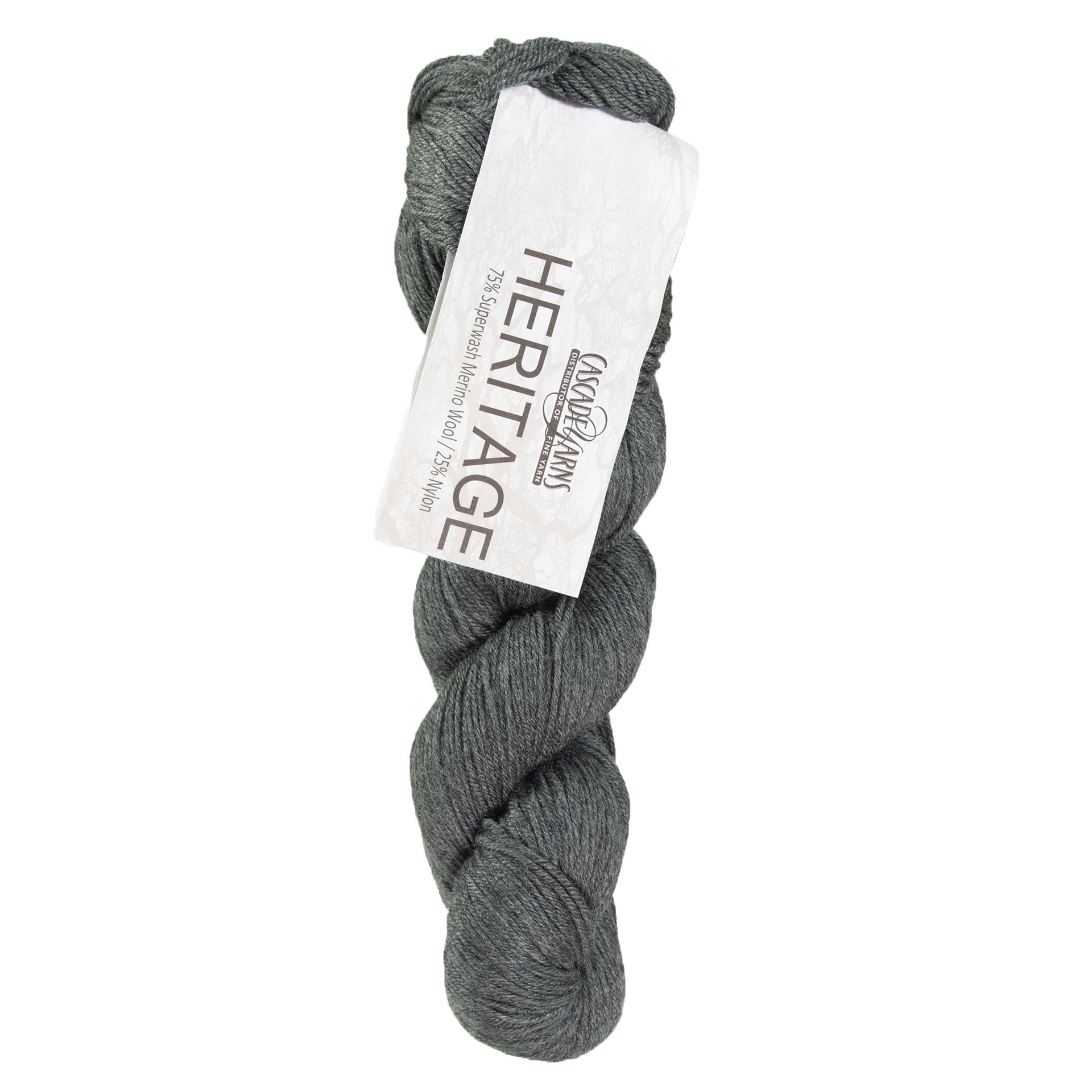 Cascade Yarns Heritage Yarn - 5631 Charcoal - Zoom Image
