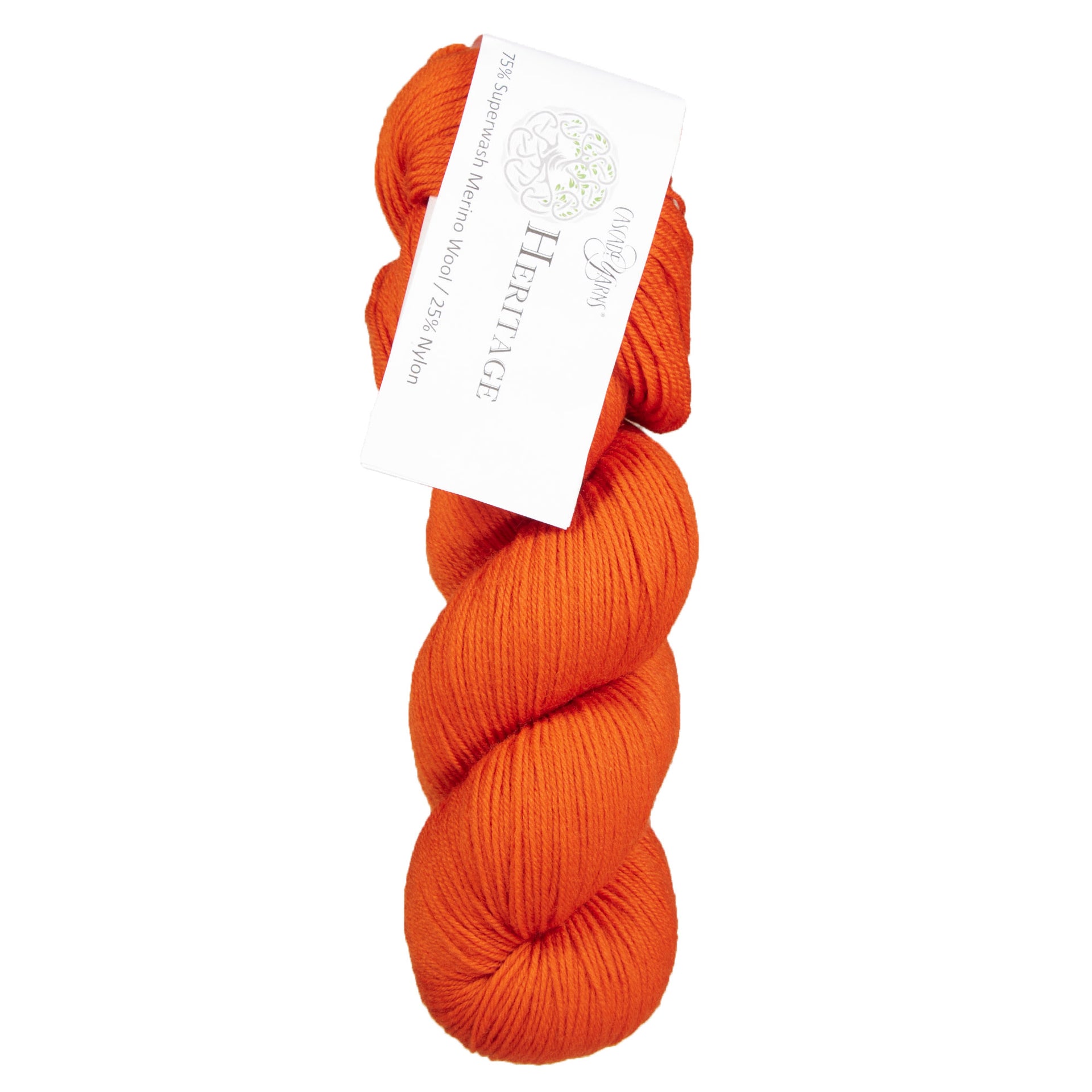 Cascade Yarns Heritage Yarn - 5646 Pumpkin - Zoom Image
