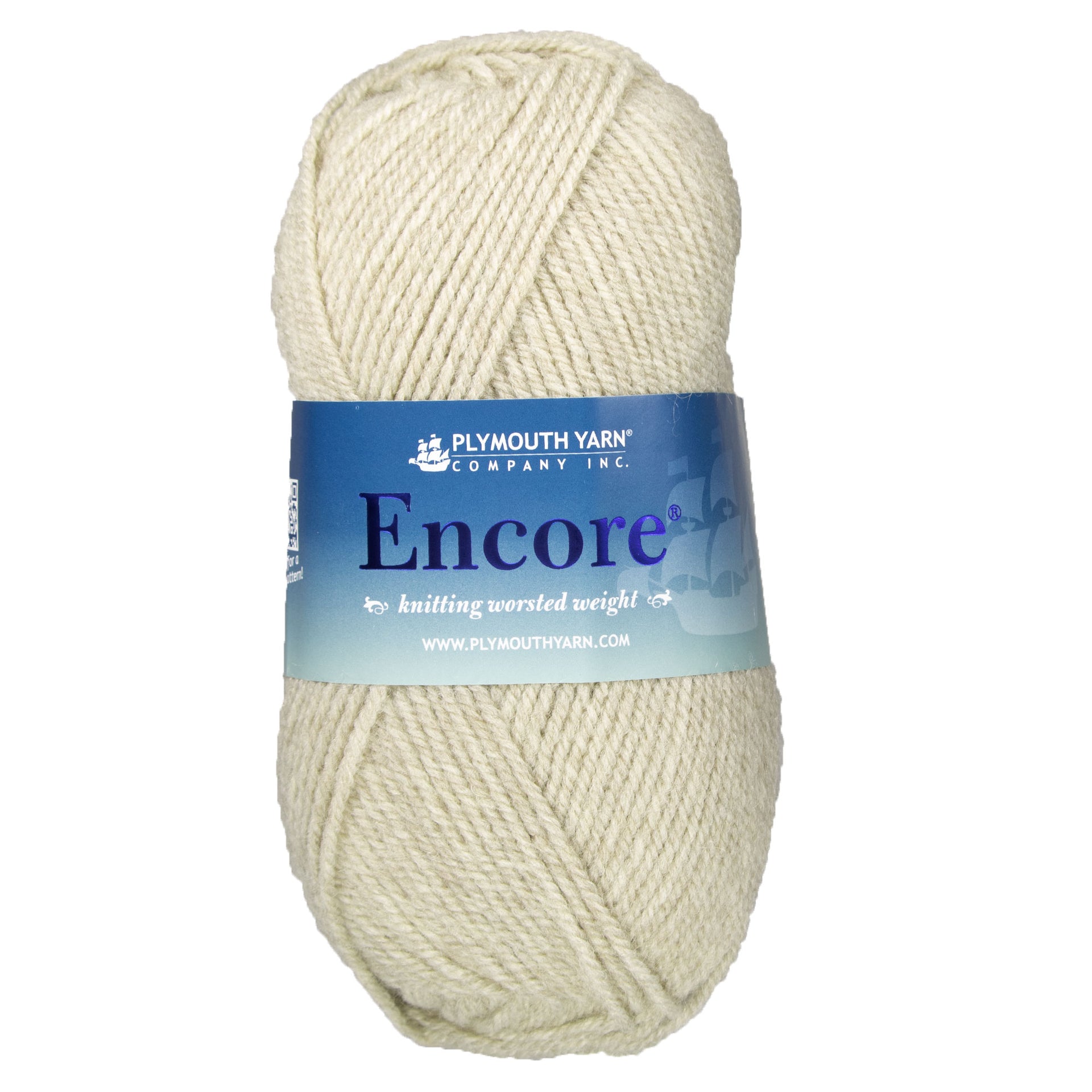 Plymouth Yarn Encore Worsted Yarn - 0240 Taupe - Zoom Image
