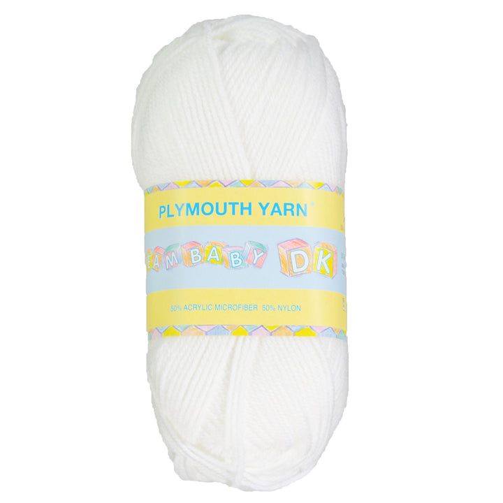 Plymouth Yarn Dreambaby DK Yarn - 100 White - Zoom Image