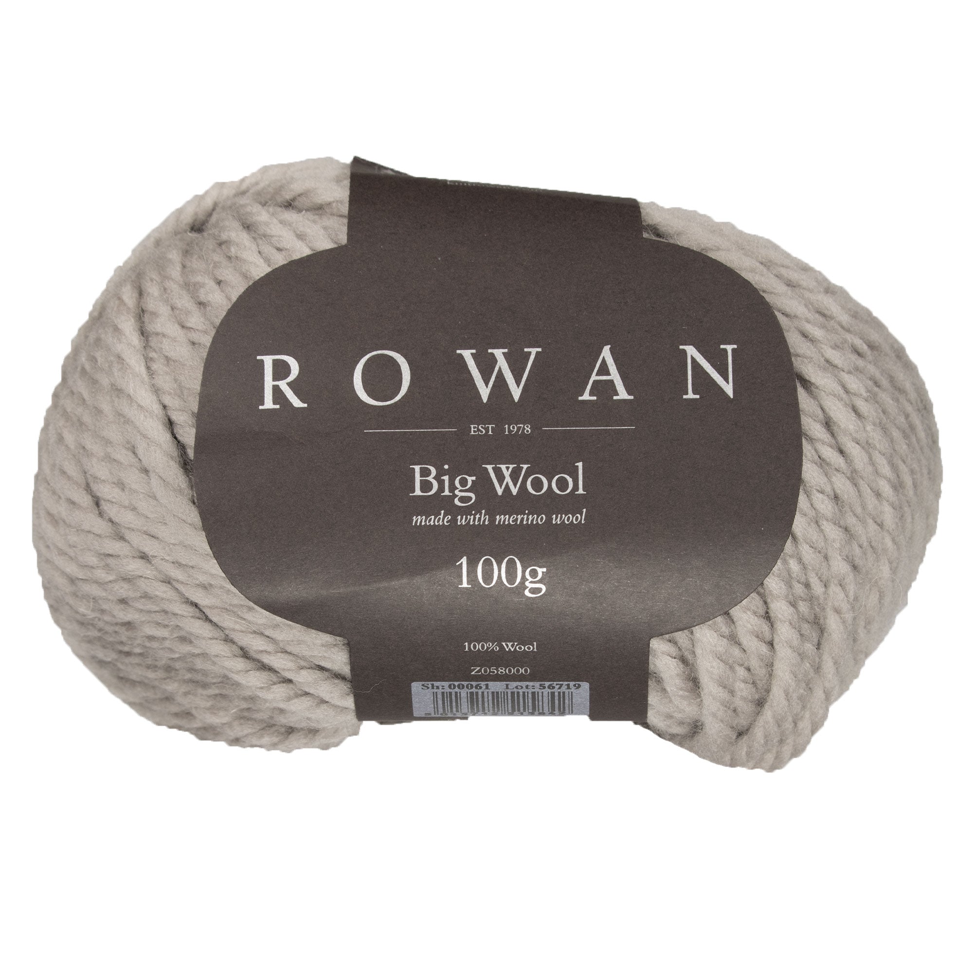 Rowan Big Wool Yarn - 61 Concrete - Zoom Image