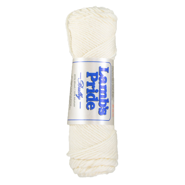 Brown Sheep Lamb's Pride Bulky Yarn - M011 - White Frost - Zoom Image