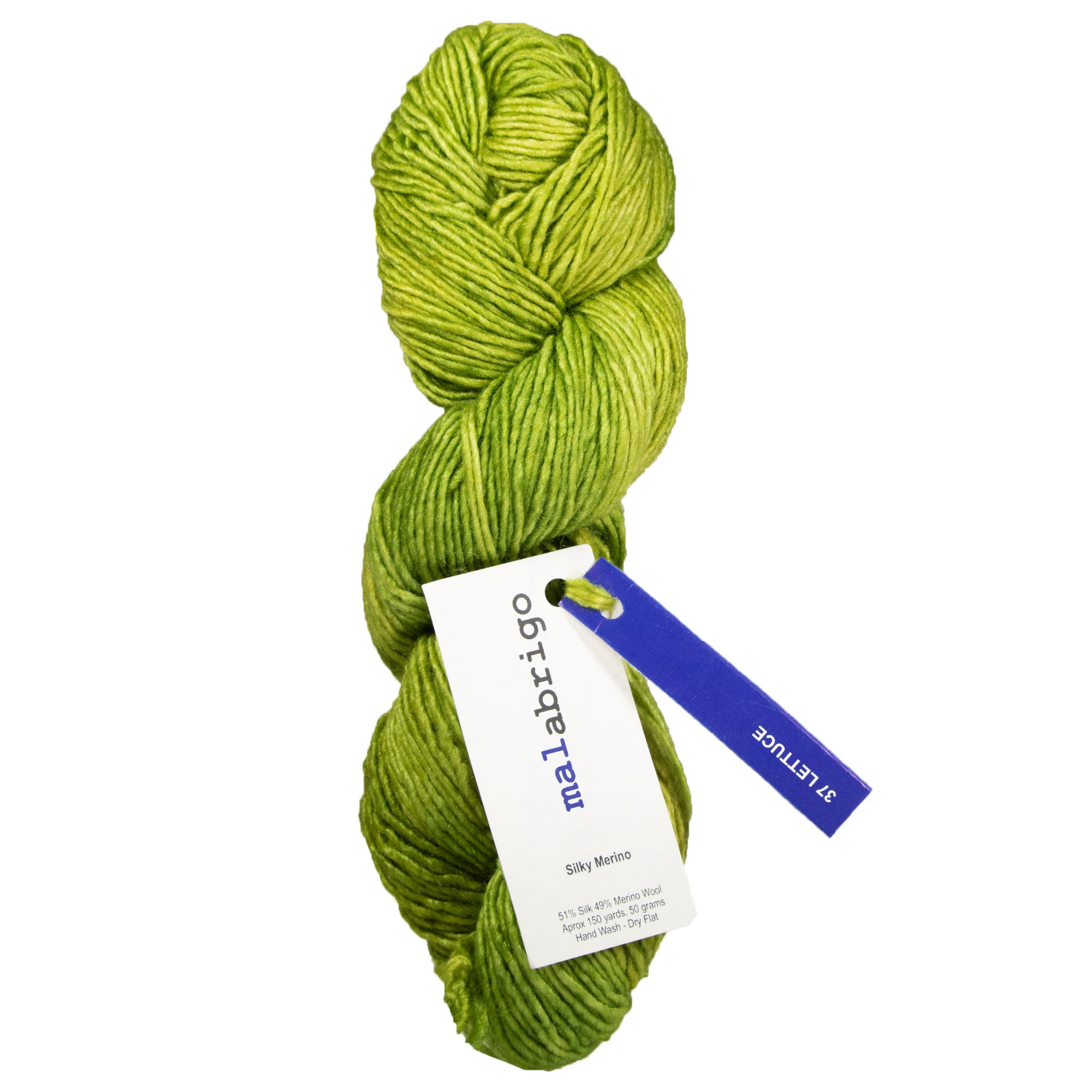 Malabrigo Silky Merino Yarn - 037 Lettuce - Zoom Image