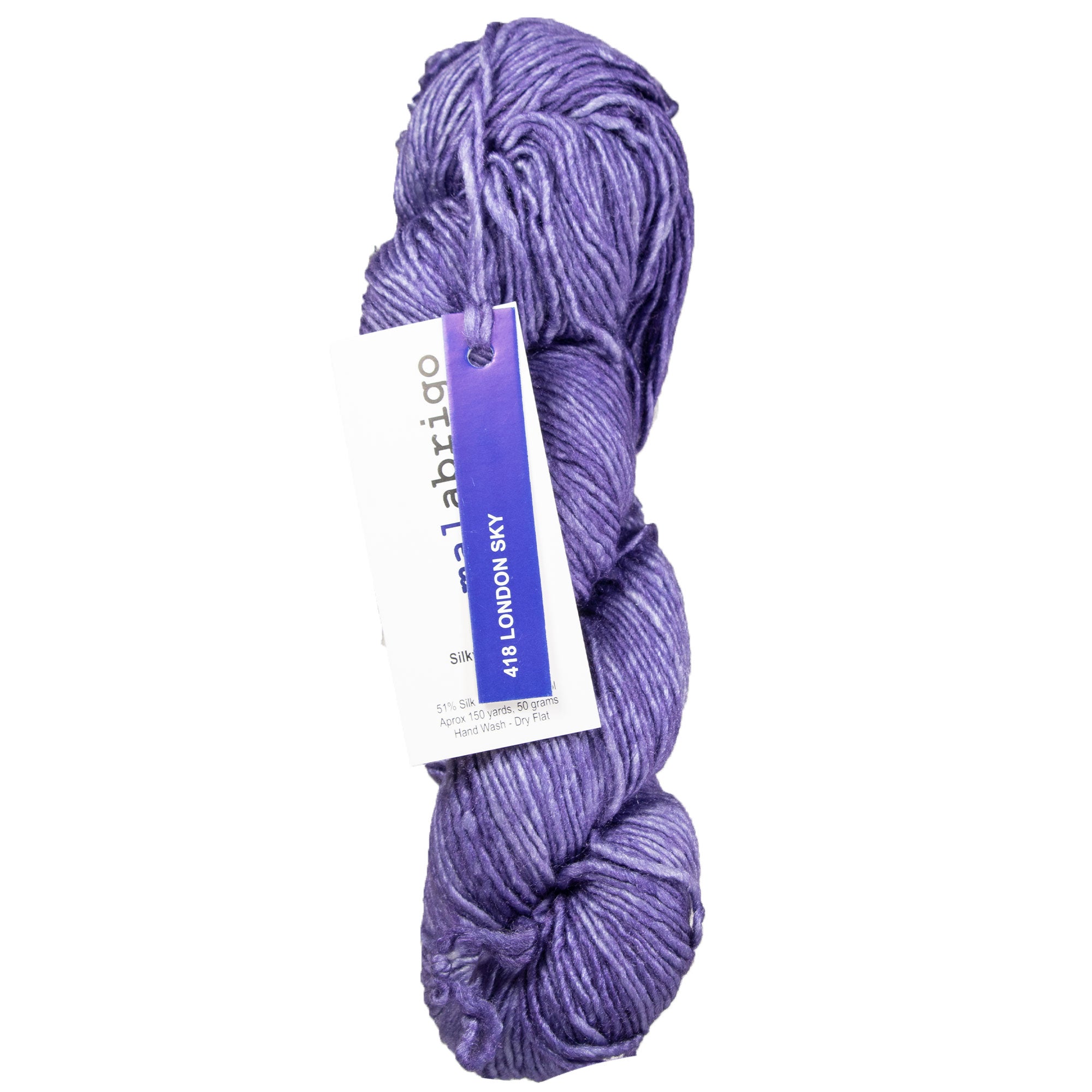 Malabrigo Silky Merino Yarn - 418 London Sky - Zoom Image