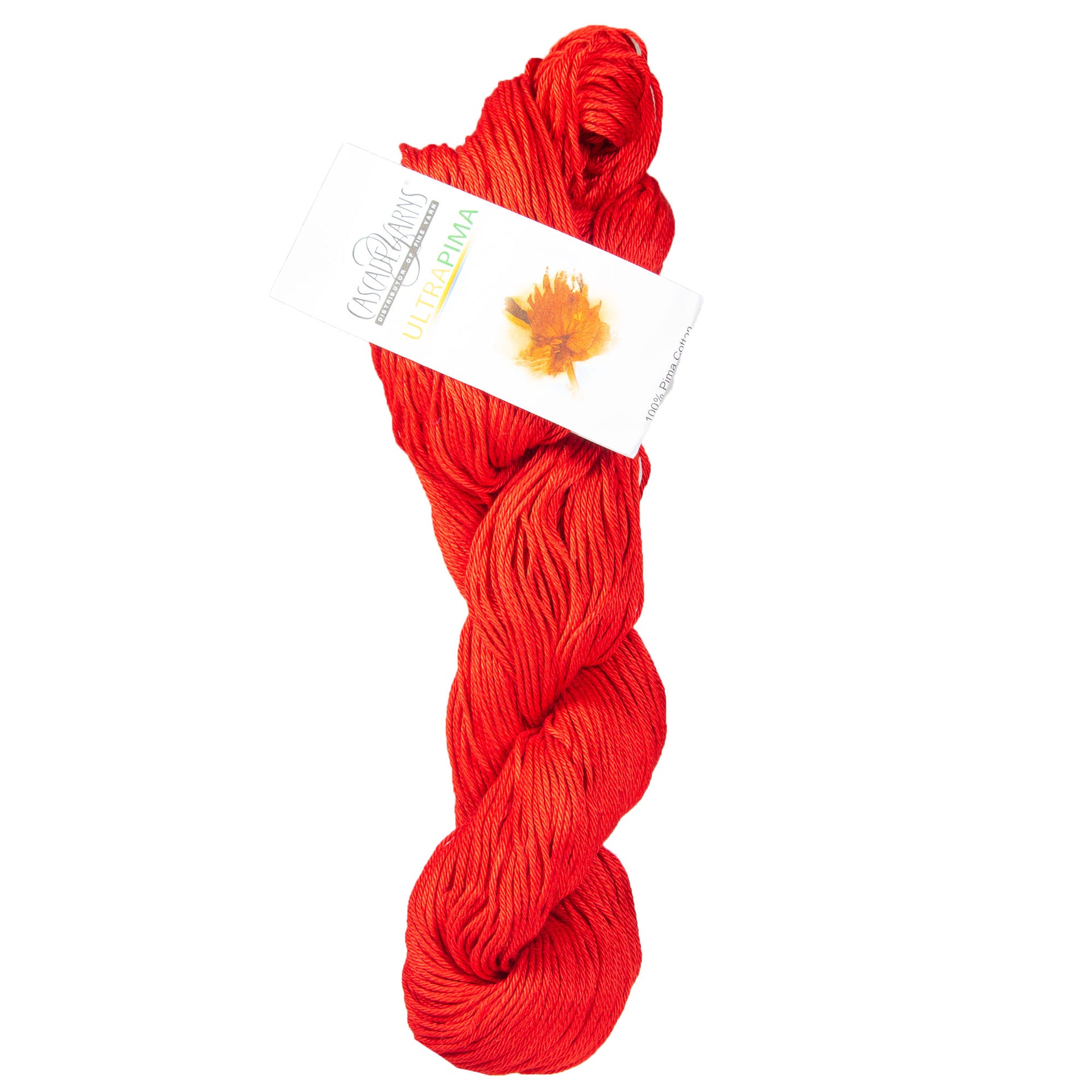 Cascade Yarns Ultra Pima Yarn - 3755 Lipstick Red - Zoom Image
