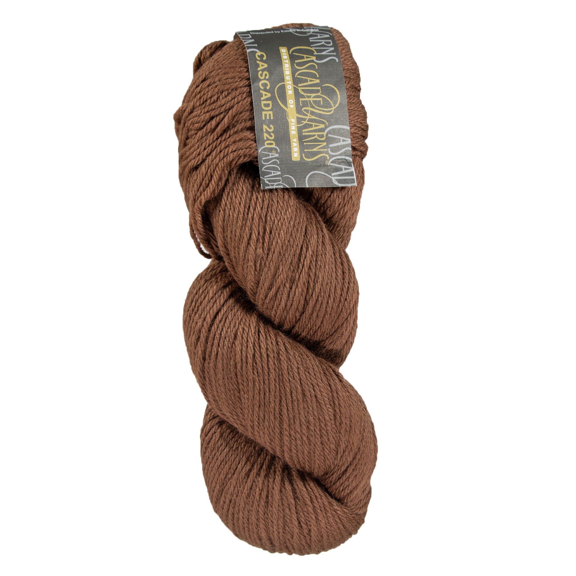 Cascade 220 Yarn - 1010 Carob Brown - Zoom Image

