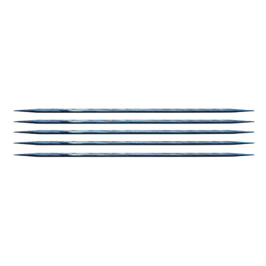 KnitPro Dreamz Double Point Needles - US 3 - 6" (3.25mm) Royale Blue - Zoom Image
