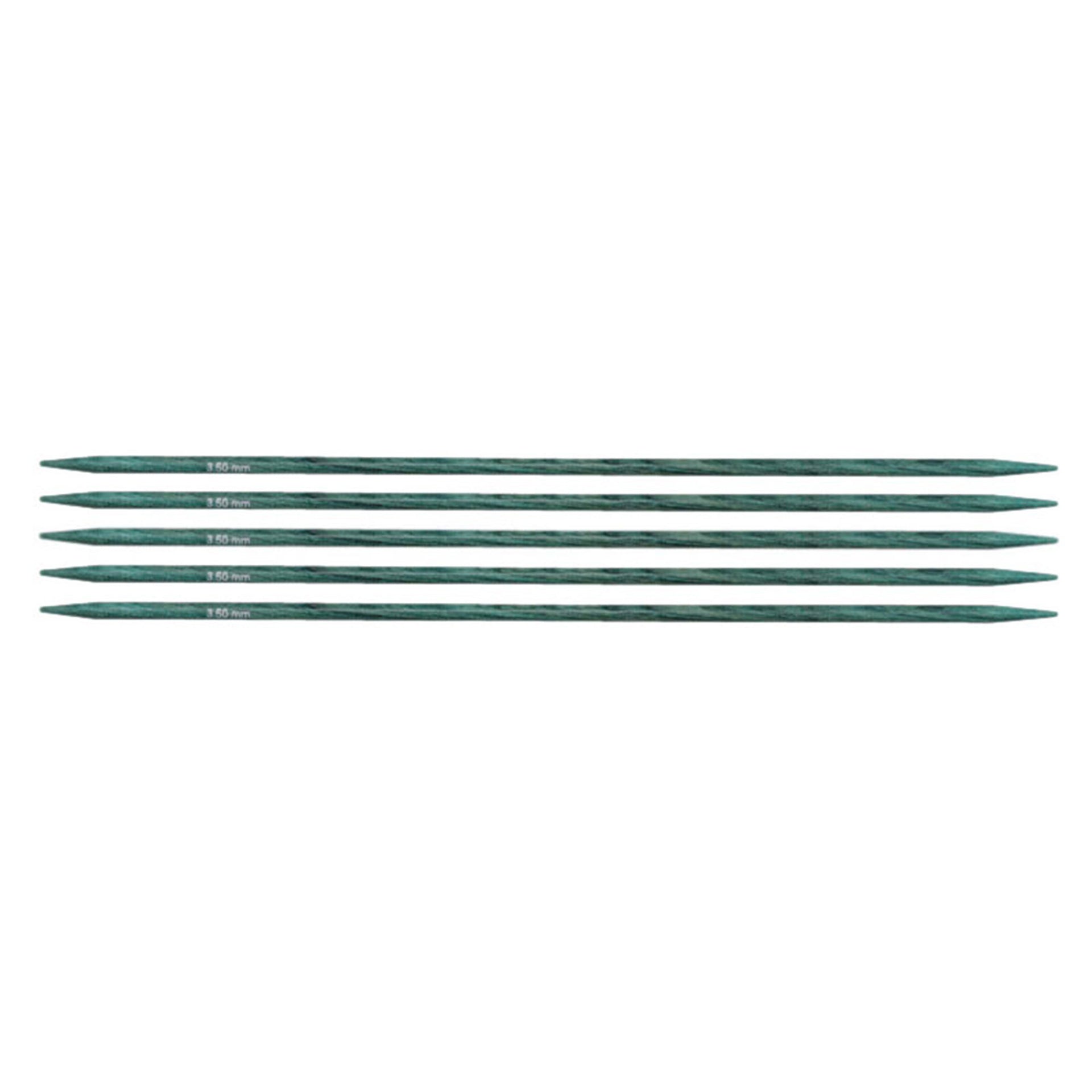 KnitPro Dreamz Double Point Needles - US 4 - 6"  (3.5mm) Aquamarine - Zoom Image
