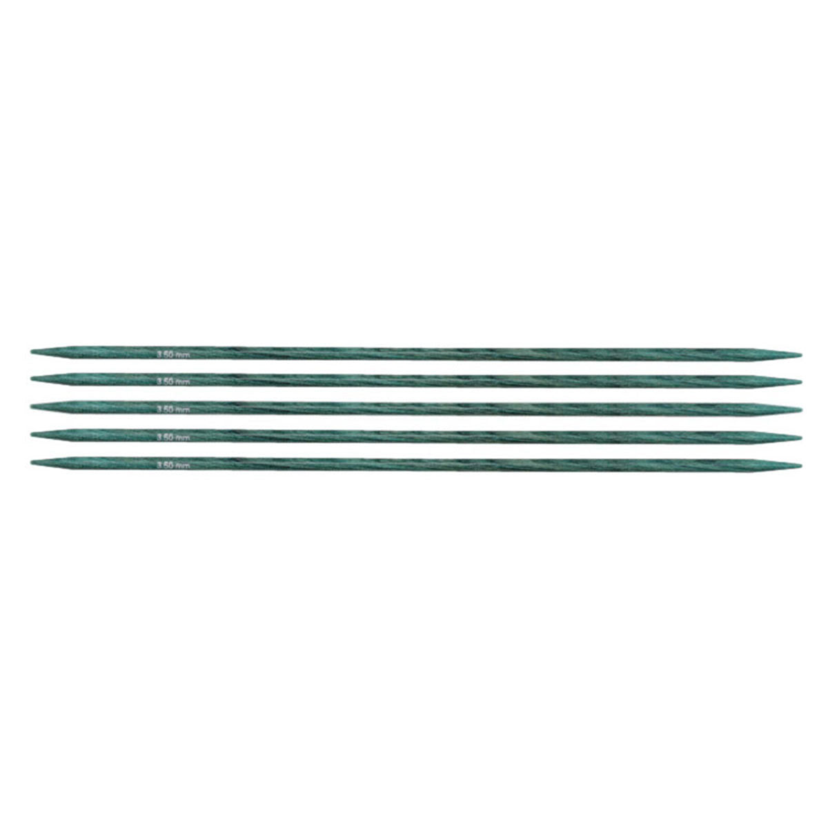 KnitPro Dreamz Double Point Needles - US 4 - 6"  (3.5mm) Aquamarine - Extra Image
