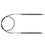 KnitPro Dreamz Fixed Circular Needles - US 7 - 16" Grey Onyx - Zoom Image