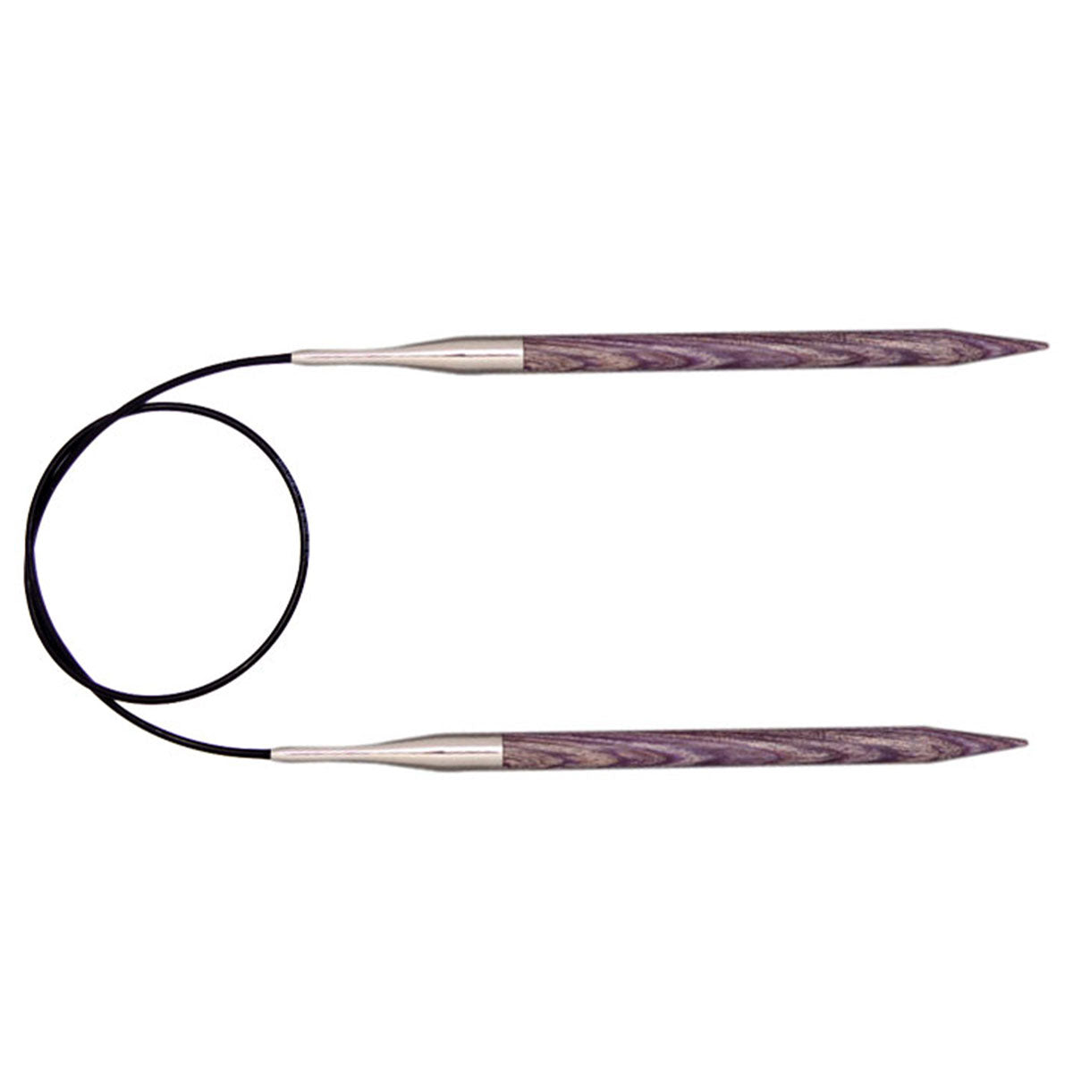 KnitPro Dreamz Fixed Circular Needles - US 10.5 - 16" Purple Passion - Extra Image
