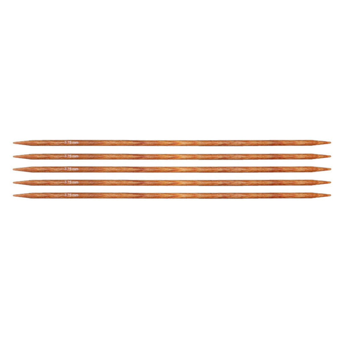 KnitPro Dreamz Double Point Needles - US 5 - 8" (3.75mm) Orange Lily - Extra Image
