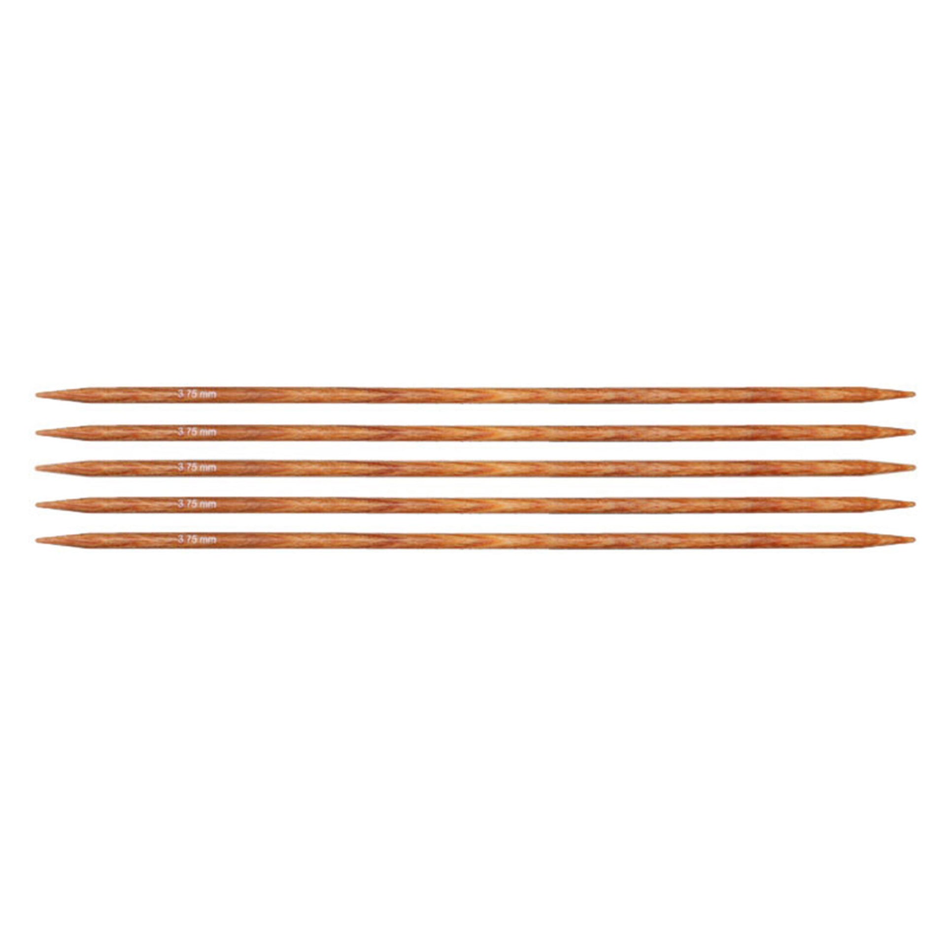 KnitPro Dreamz Double Point Needles - US 5 - 8" (3.75mm) Orange Lily - Zoom Image
