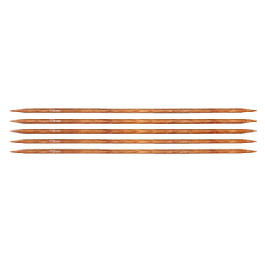 KnitPro Dreamz Double Point Needles - US 5 - 8" (3.75mm) Orange Lily - Zoom Image
