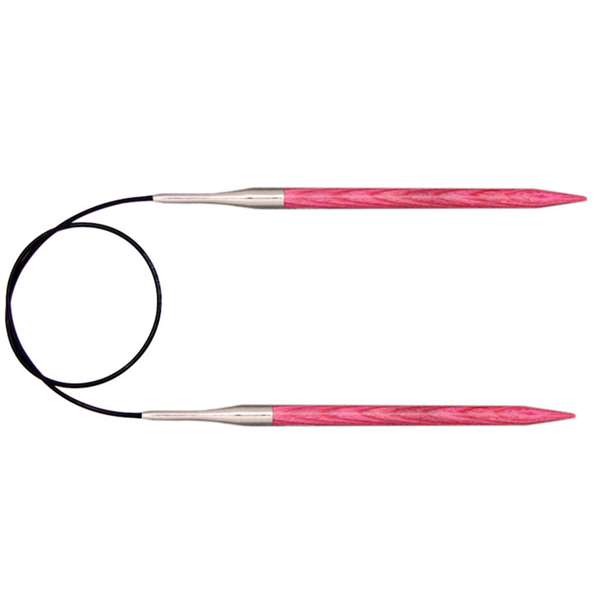 KnitPro Dreamz Fixed Circular Needles - US 10 - 24" Candy Pink - Extra Image
