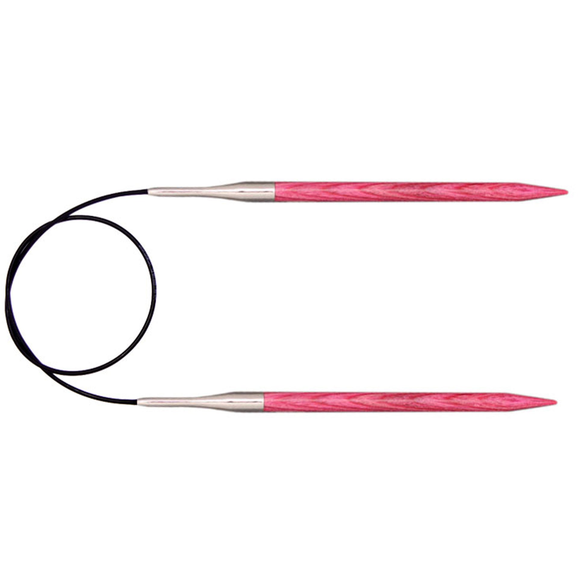 KnitPro Dreamz Fixed Circular Needles - US 10 - 24" Candy Pink - Zoom Image
