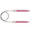 KnitPro Dreamz Fixed Circular Needles - US 6 - 40" Fuchsia Fan - Zoom Image