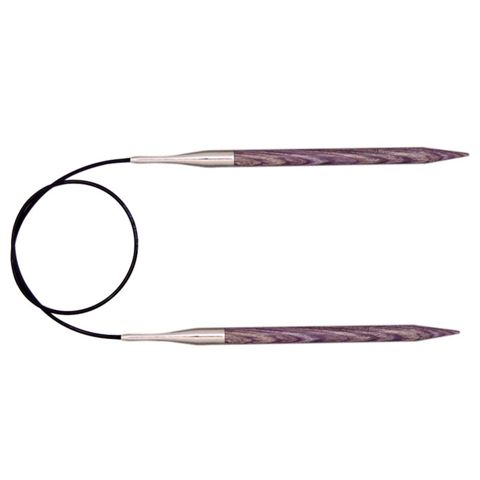 KnitPro Dreamz Fixed Circular Needles - US 10.5 - 40" Purple Passion - Zoom Image
