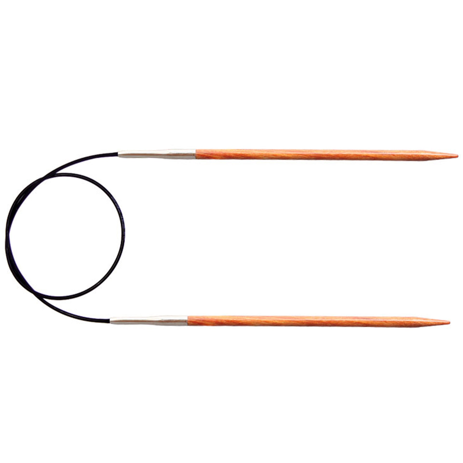 KnitPro Dreamz Fixed Circular Needles - US 5 - 47" Orange Lily - Zoom Image

