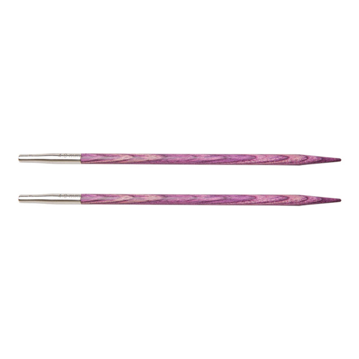 KnitPro Dreamz Interchangeable Needle Tips - US 6 (4.0mm) Fuchsia Fan - Extra Image
