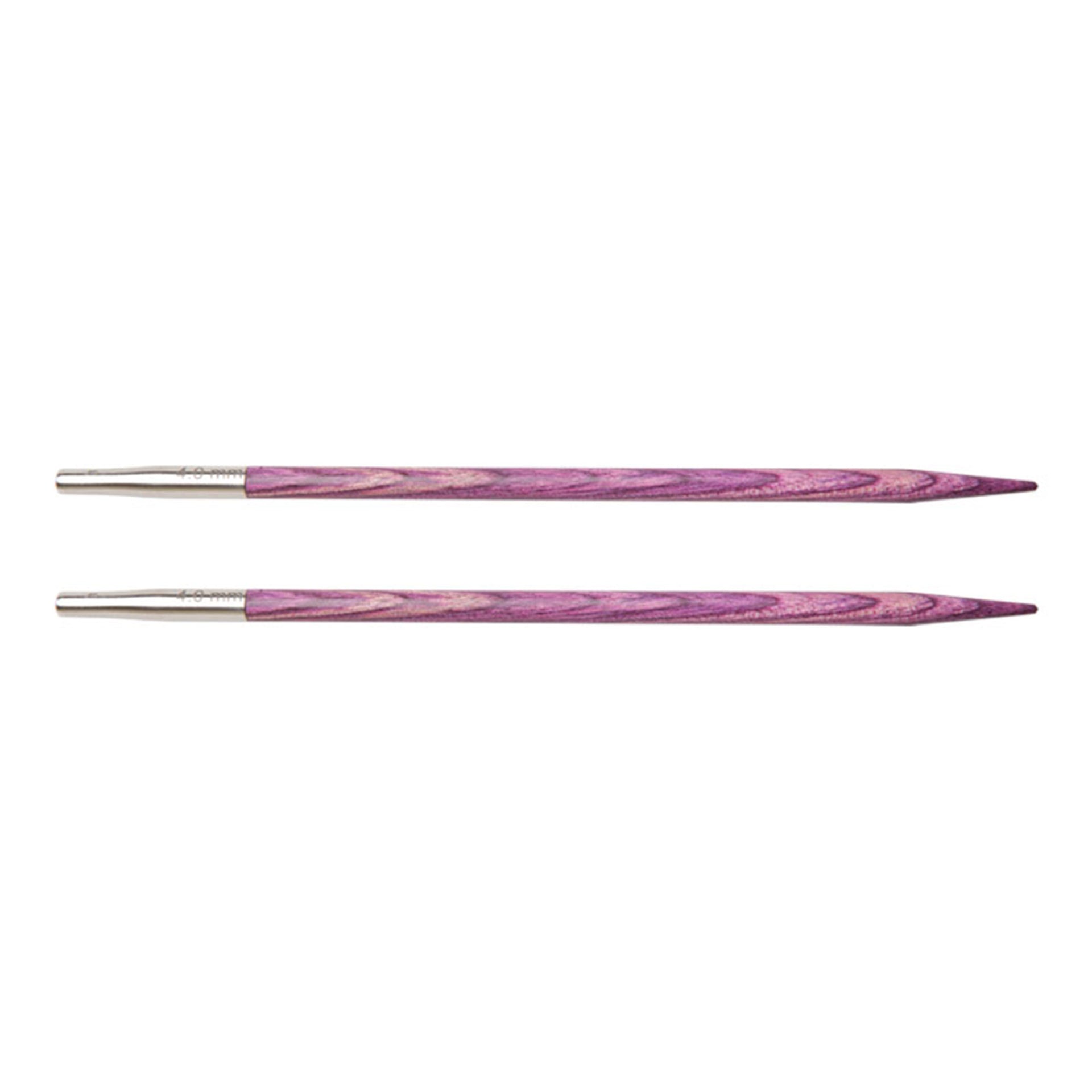 KnitPro Dreamz Special Interchangeable Needle Tips (for 16 cables) Needles - US 6 (4.0mm) Fuchsia Fan - Zoom Image
