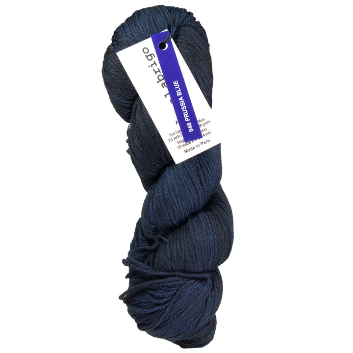 Malabrigo Arroyo Yarn - 046 Prussia Blue - Zoom Image