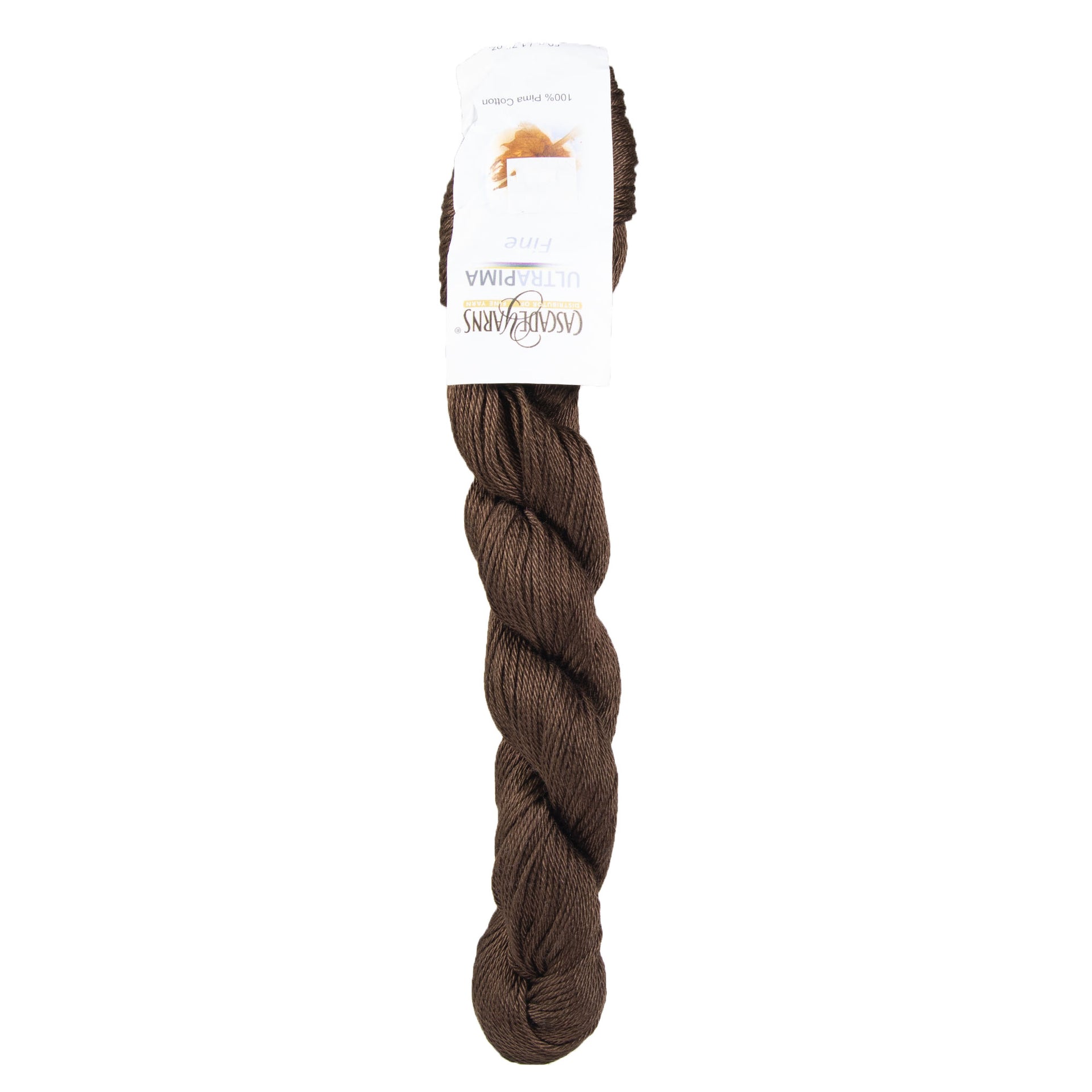 Cascade Yarns Ultra Pima Fine Yarn - 3716 Chocolate - Zoom Image
