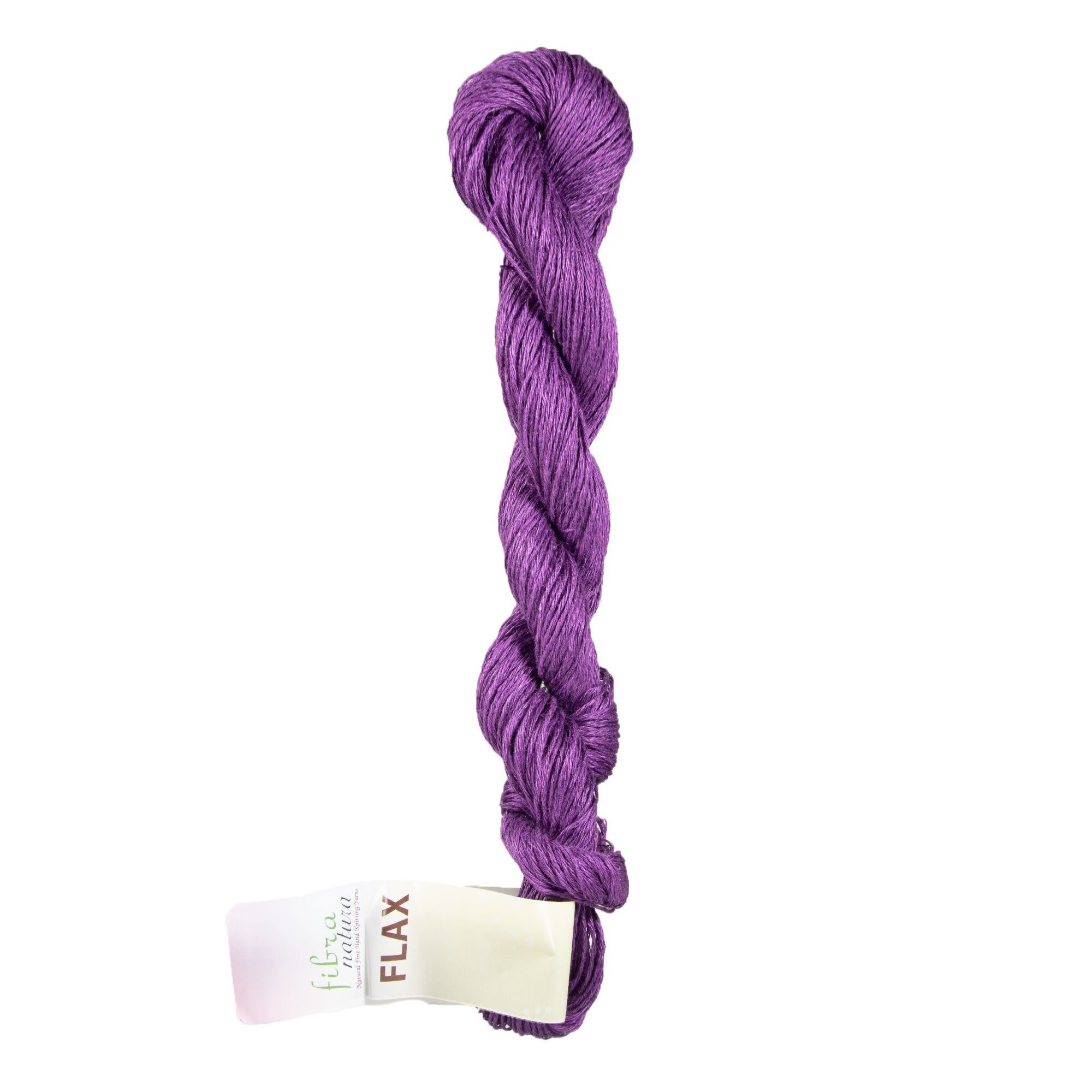 Fibra Natura Flax Yarn - 008 Purple - Zoom Image