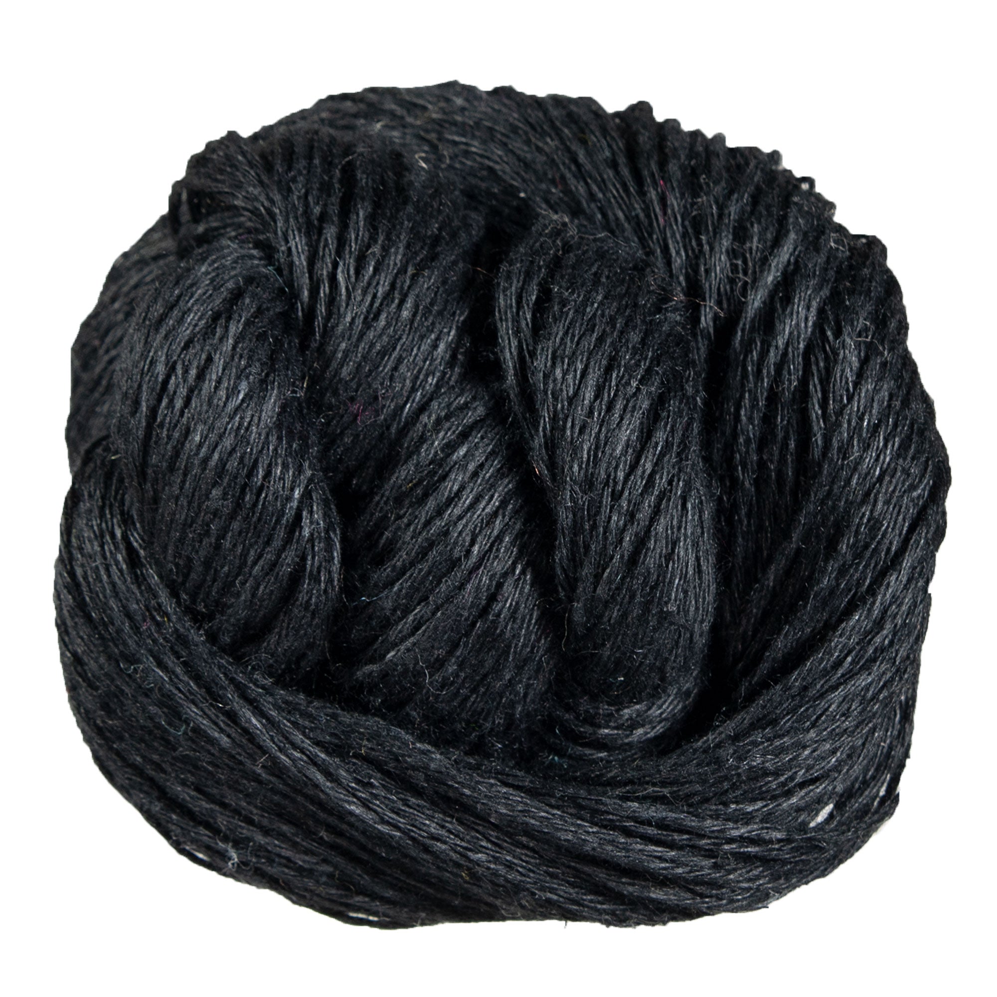 Fibra Natura Flax Yarn - 015 Black - Zoom Image
