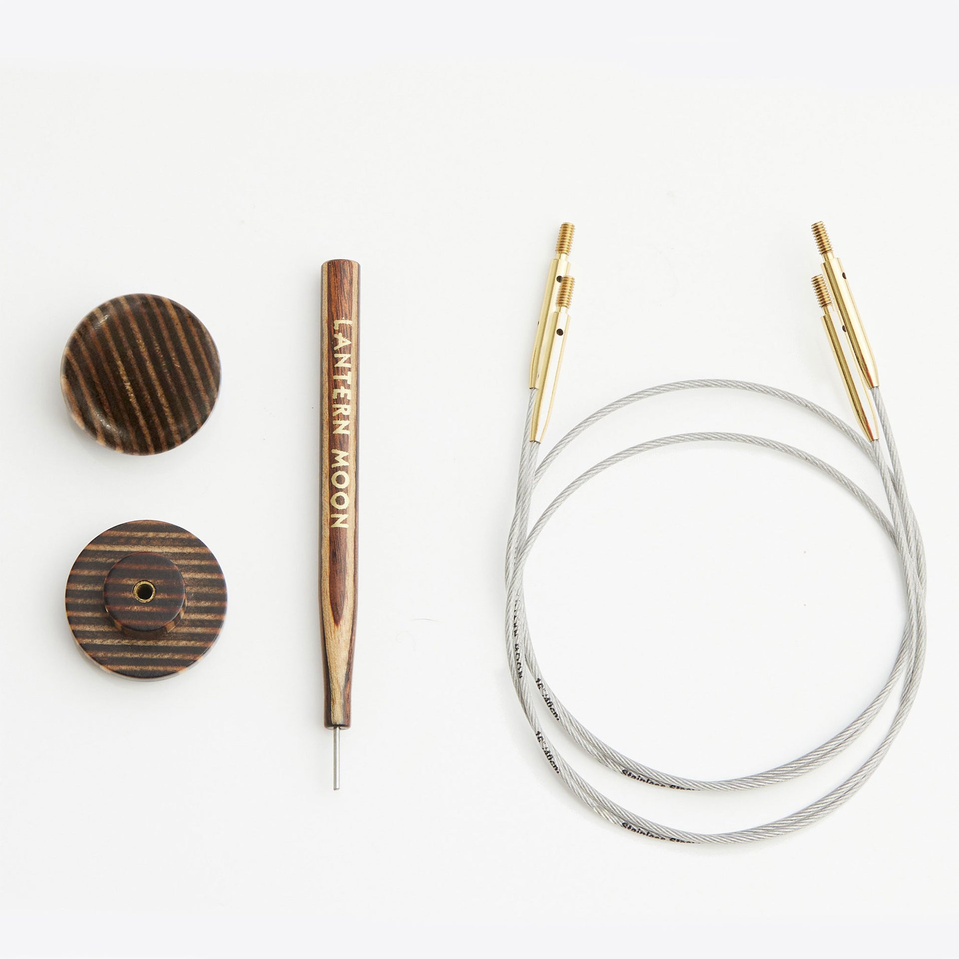 Lantern Moon Swivel Cords - 22" (to make a 32" needle) - Zoom Image
