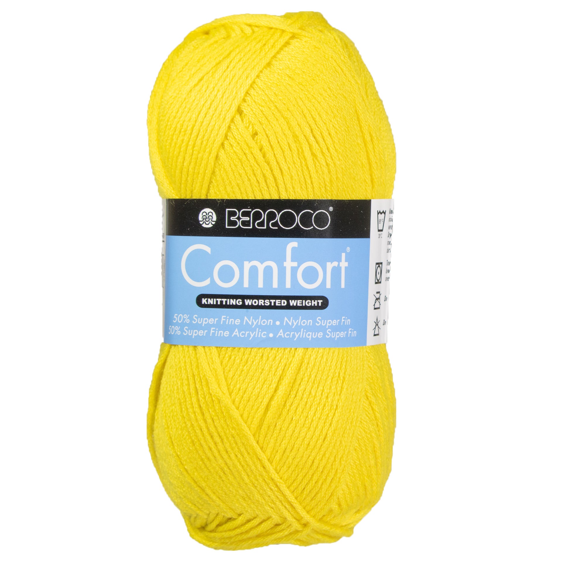 Berroco Comfort Yarn - 9732 Primary Yellow - Zoom Image
