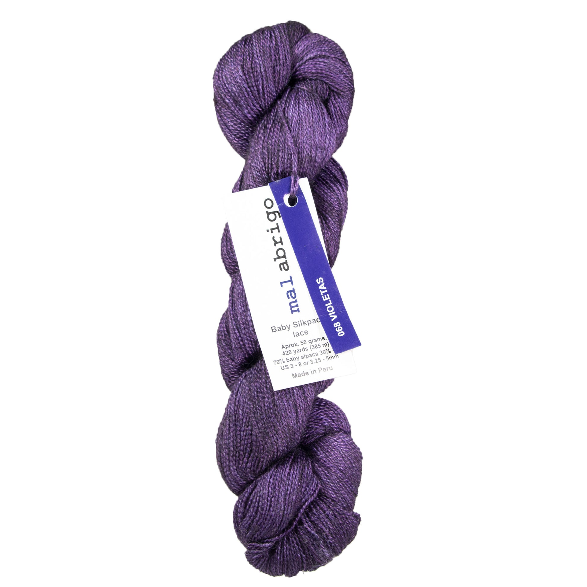 Malabrigo Silkpaca Yarn - 068 Violetas - Zoom Image
