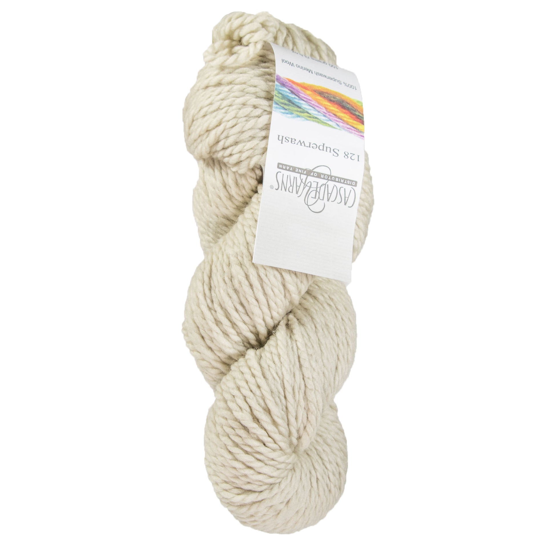 Cascade Yarns 128 Superwash Yarn - 875 Feather Grey - Zoom Image

