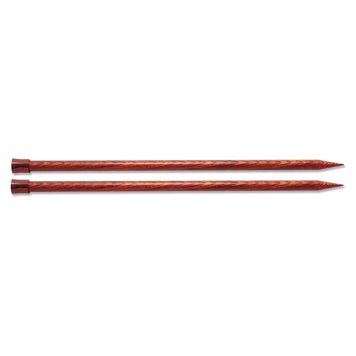 KnitPro Dreamz Single Pointed Needles - US 17 - 10" Burgundy Rose - Extra Image
