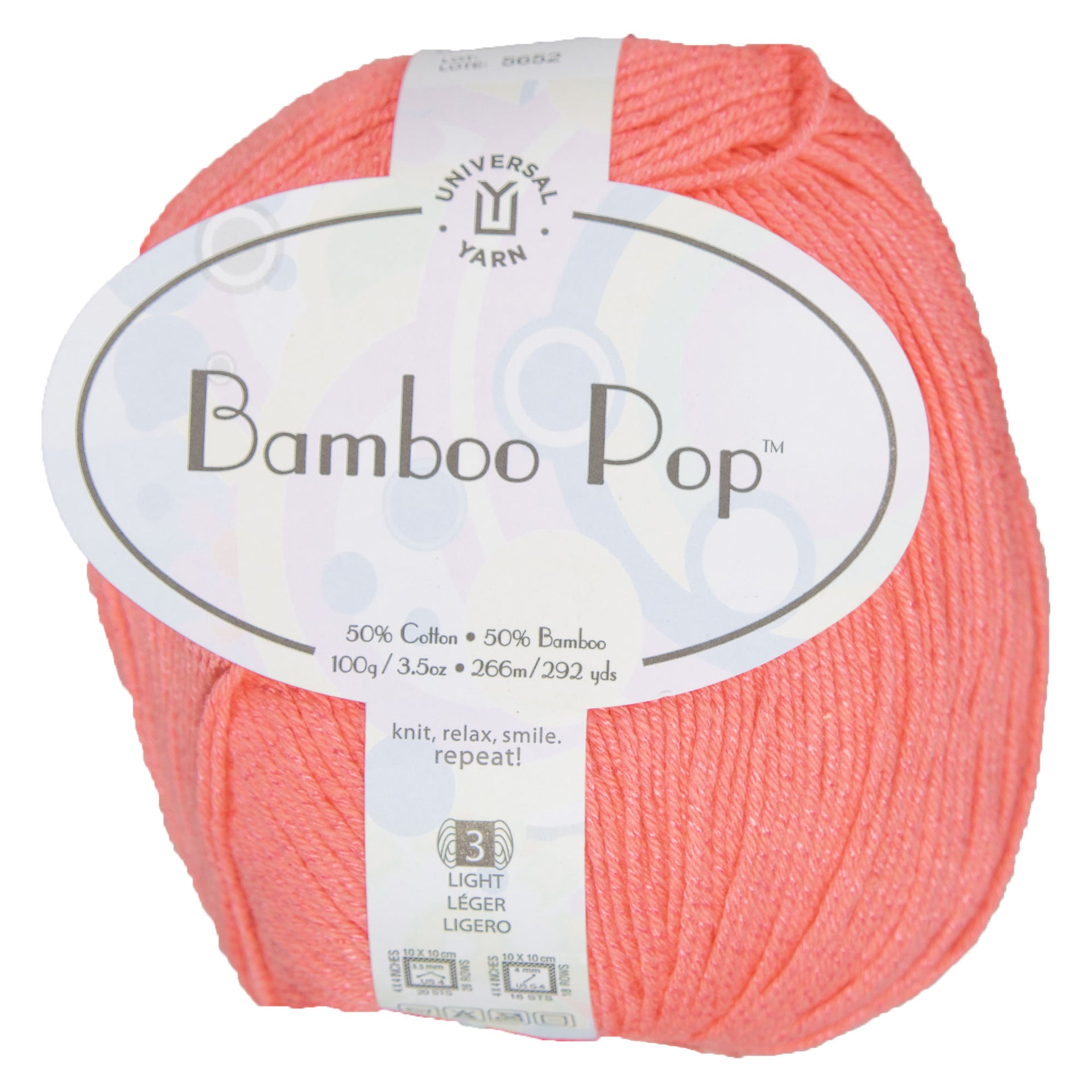 Universal Yarn Bamboo Pop Yarn - 103 Strawberry - Zoom Image
