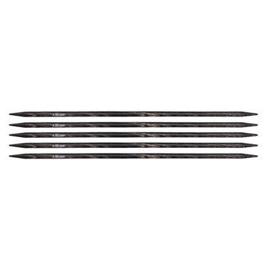 KnitPro Dreamz Double Point Needles - US 7 - 6" (4.5mm) Grey Onyx - Zoom Image