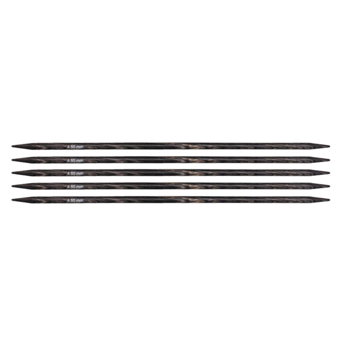 KnitPro Dreamz Double Point Needles - US 7 - 6" (4.5mm) Grey Onyx - Extra Image
